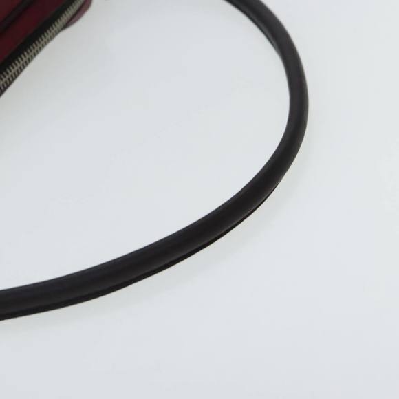 PRADA Shoulder Bag Leather Red Silver Auth bs19227 - Picture 7 of 16